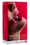 Solid Ball Gag rouge - Ouch! Solid Ball Gag rouge - Ouch!