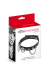 Collier avec pointes et chaines - Fetish Tentation Collier avec pointes et chaines - Fetish Tentation