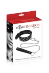 Collier à rivets & laisse - Fetish Tentation Collier à rivets & laisse - Fetish Tentation