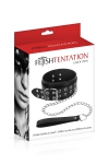 Collier large & laisse - Fetish Tentation Collier large & laisse - Fetish Tentation