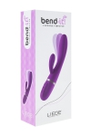 Vibro Rabbit flexible Bend It Plus - violet Vibro Rabbit flexible Bend It Plus - violet
