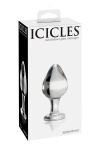 Plug anal verre Icicles n° 25 Plug anal verre Icicles n° 25