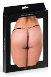 String noir avec strass - Paris Hollywood String noir avec strass - Paris Hollywood