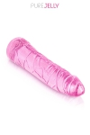 Gode courbe rose 18,5 cm - Pure Jelly Gode courbe rose 18,5 cm - Pure Jelly