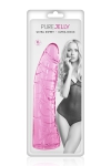 Gode courbe rose 18,5 cm - Pure Jelly Gode courbe rose 18,5 cm - Pure Jelly