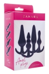 Kit 4 plug anal noir - Zahara Kit 4 plug anal noir - Zahara