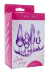 Kit 4 plug anal lilas - Zahara Kit 4 plug anal lilas - Zahara
