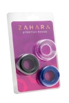 Set 3 Cockrings multicolore - Zahara Set 3 Cockrings multicolore - Zahara