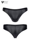 Slip noir wetlook - Regnes Slip noir wetlook - Regnes