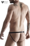 Jock strap noir wetlook et résille - Regnes Jock strap noir wetlook et résille - Regnes
