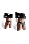 Jock strap noir wetlook et résille - Regnes Jock strap noir wetlook et résille - Regnes
