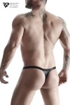 String noir wetlook - Regnes String noir wetlook - Regnes