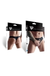String noir wetlook et mesh - Regnes String noir wetlook et mesh - Regnes