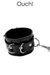 Menottes Premium en cuir noir - Ouch Menottes Premium en cuir noir - Ouch
