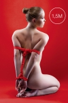 Mini corde de bondage 1,5m rouge - Ouch Mini corde de bondage 1,5m rouge - Ouch