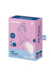 Stimulateur clitoridien connecté Love triangle blanc - Satisfyer Stimulateur clitoridien connecté Love triangle blanc - Satisfyer