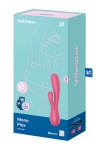 Vibro Rabbit connecté Mono Flex Rouge - Satisfyer Vibro Rabbit connecté Mono Flex Rouge - Satisfyer