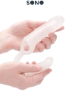 Extension de penis avec plug translucide - SONO 38 Extension de penis avec plug translucide - SONO 38