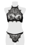 Ensemble bustier et string dentelle - Grey Velvet Ensemble bustier et string dentelle - Grey Velvet