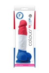 Dildo réaliste Edition Tricolore 17 x 3,7 cm Dildo réaliste Edition Tricolore 17 x 3,7 cm
