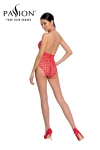Body résille ouvert BS087 - Rouge Body résille ouvert BS087 - Rouge