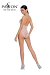 Body résille ouvert BS087 - Blanc Body résille ouvert BS087 - Blanc