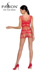 Robe nue résille BS089 - Rouge Robe nue résille BS089 - Rouge