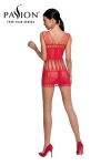 Robe nue résille BS090 - Rouge Robe nue résille BS090 - Rouge