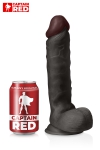 Gode réaliste The Intense Black 24 x 5 cm - Captain Red Gode réaliste The Intense Black 24 x 5 cm - Captain Red