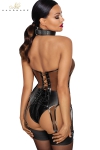 Guêpière en PVC transparent F259 Guêpière en PVC transparent F259