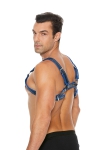 Harnais Buckle Bulldog bleu - Ouch! Harnais Buckle Bulldog bleu - Ouch!