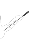 Plug d'urètre vibrant extra long - Ouch! Plug d'urètre vibrant extra long - Ouch!