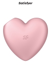 Double stimulateur Cutie Heart rose - Satisfyer Double stimulateur Cutie Heart rose - Satisfyer