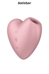 Double stimulateur Cutie Heart rose - Satisfyer Double stimulateur Cutie Heart rose - Satisfyer