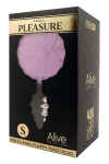 Plug métal Fluffy Twist S mauve - Alive Plug métal Fluffy Twist S mauve - Alive