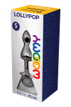 Plug bijou Lollypop transparent S - Wooomy Plug bijou Lollypop transparent S - Wooomy