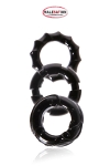 Set 3 cockrings Stretchy - Malesation Set 3 cockrings Stretchy - Malesation