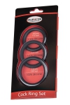 Set 3 CockRings silicone - Malesation Set 3 CockRings silicone - Malesation